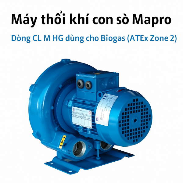 may thoi khi cho biogas mapro